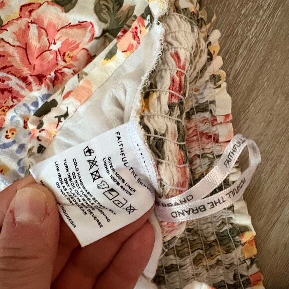 Faithfull The Brand Floral Top Pietra Top Teatro Floral Print - Picture 5 of 5